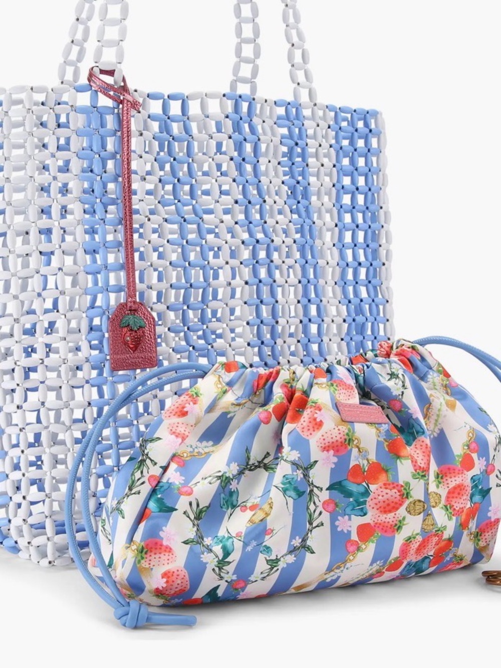 KURT GEIGER LONDON BEADED KENSINGTON
SHOPPER BAG NWT